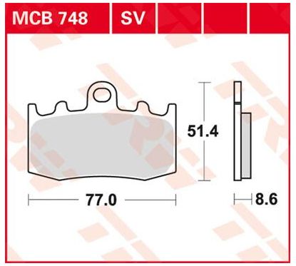 Plaquettes de Frein Frittées Série SV