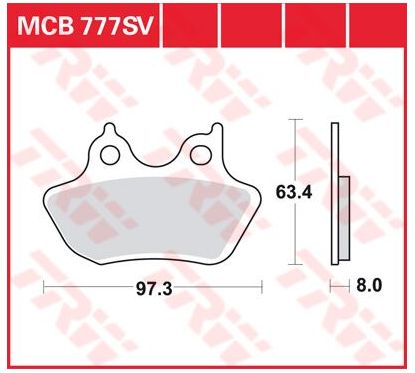 Plaquettes de Frein Frittées Série SV