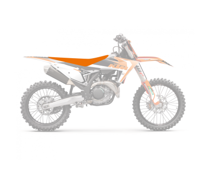 Housse de selle BLACKBIRD Pyramid orange - KTM SX-SXF