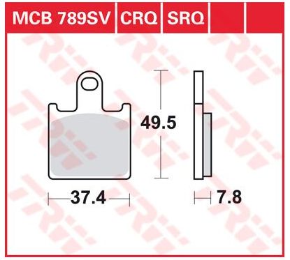 Plaquettes de Frein Frittées Série SV