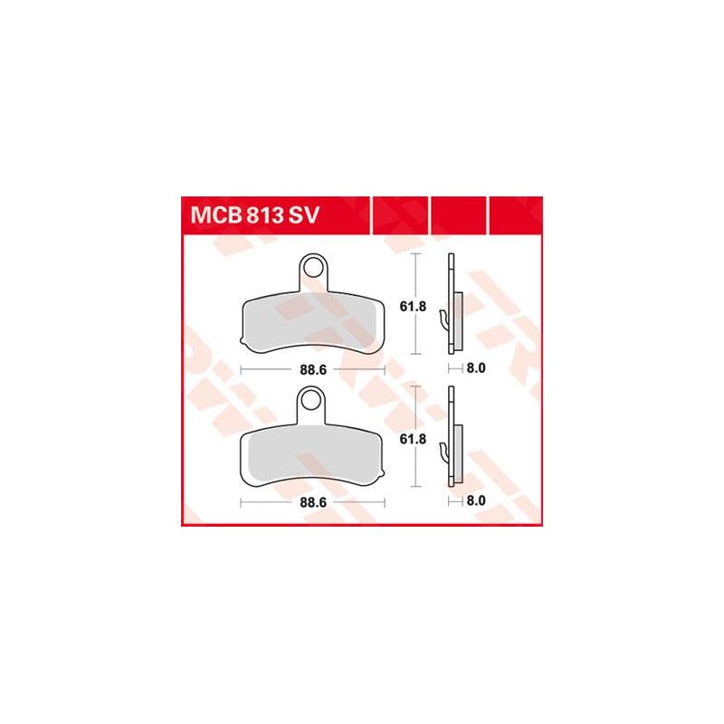 Plaquettes de Frein Frittées Série SV