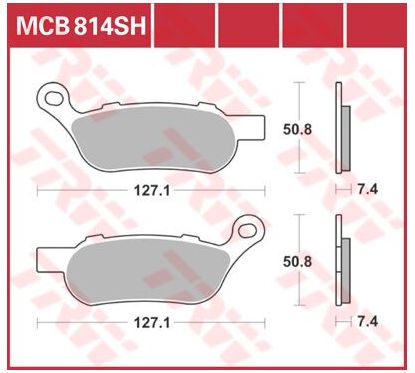Plaquettes de Frein Arrière Frittées Série SH