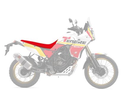 Housse de selle BLACKBIRD Rally Ride - rouge - 2 pièces