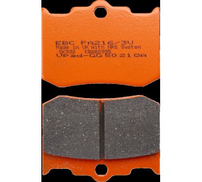 Plaquettes de Frein Semi-Sintérisées "V"