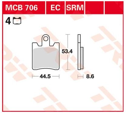Plaquettes de Frein Frittées Série SV