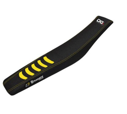 Housse de selle BLACKBIRD Double Grip 3 noir/jaune Husqvarna