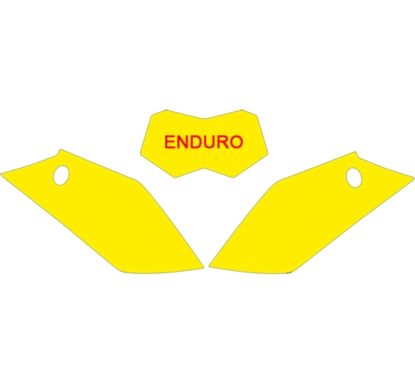 Fonds de plaque BLACKBIRD noir Gas Gas