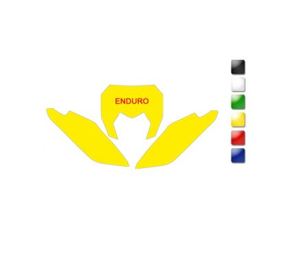 Fonds de plaque BLACKBIRD Sherco