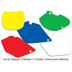 Fonds de plaque BLACKBIRD Yamaha YZ125/250