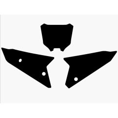 Fonds de plaque BLACKBIRD Honda CRF450