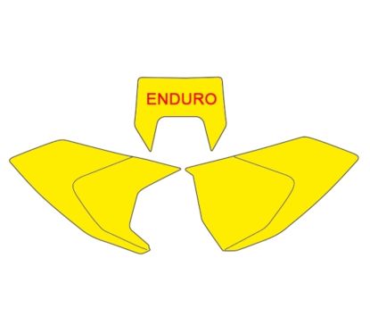 Fonds de plaque BLACKBIRD Husqvarna TE/FE