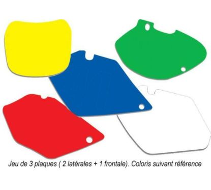 Fonds de plaque BLACKBIRD Honda CR125R/250R
