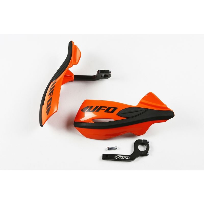 Protège-mains UFO Patrol orange Kit montage inclus