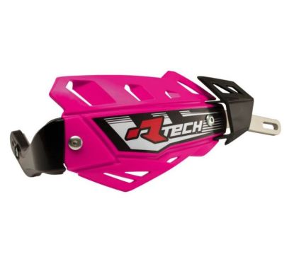 Protège-mains RACETECH FLX rose avec renfort alu