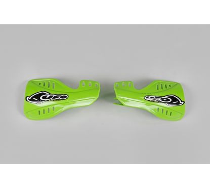 Protège-mains UFO vert KX Kawasaki KX125/250