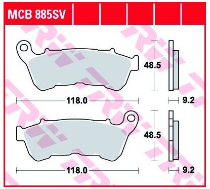 Plaquettes de Frein Frittées Série SV