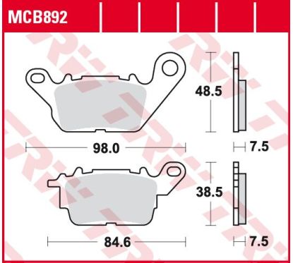 Plaquettes de frein en métal fritté polyvalentes