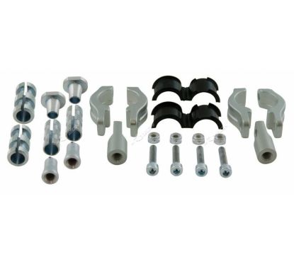 Kit fixation RACETECH pour protège-mains Vertigo Ø22/28,6mm - articulé