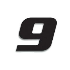 Numéro de course 9 BLACKBIRD 20x25cm