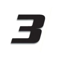 Numéro de course 3 BLACKBIRD 20x25cm