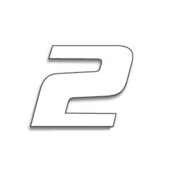 Numéro de course 2 BLACKBIRD 20x25cm