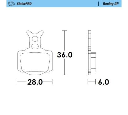 Plaquettes de frein Racing GP SinterPRO Offroad