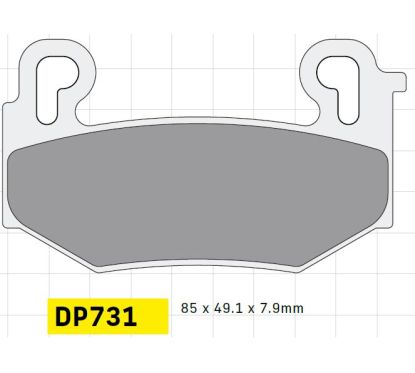 Plaquettes de frein frittées DP standard