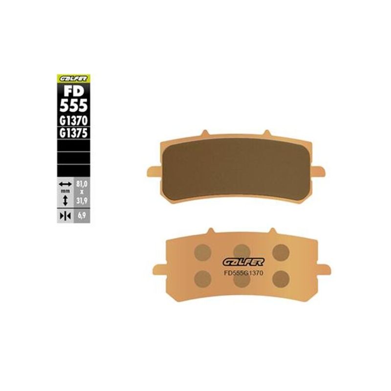 Plaquettes de frein frittées HH