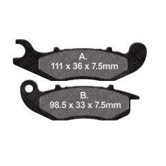 Plaquettes de frein frittées FA-HH Series