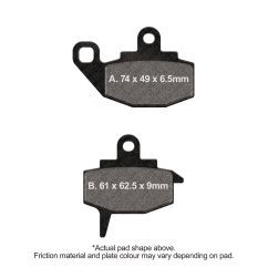 Plaquettes de frein TT Sport Carbon Fusion