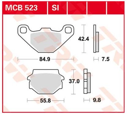 Plaquettes de frein en métal fritté polyvalentes
