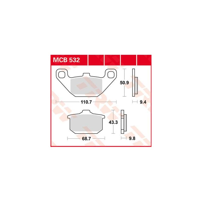 Plaquettes de frein en métal fritté polyvalentes