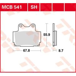 Plaquettes de frein en métal fritté polyvalentes