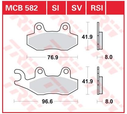 Plaquettes de frein en métal fritté polyvalentes