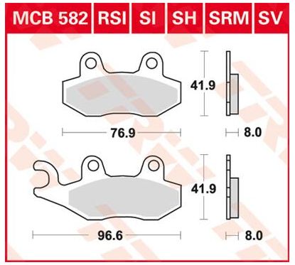 Plaquettes de frein en métal fritté polyvalentes