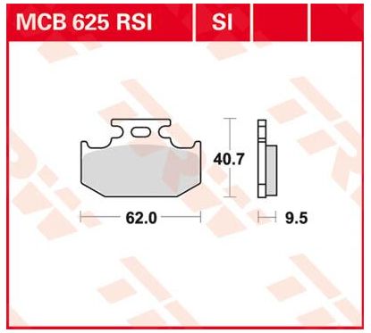 Plaquettes de Frein Off-Road Frittées Série SI