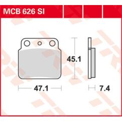 Plaquettes de Frein Off-Road Frittées Série SI
