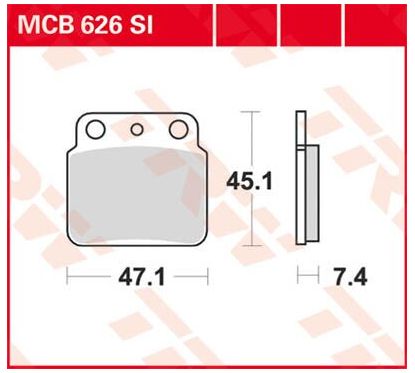 Plaquettes de Frein Off-Road Frittées Série SI