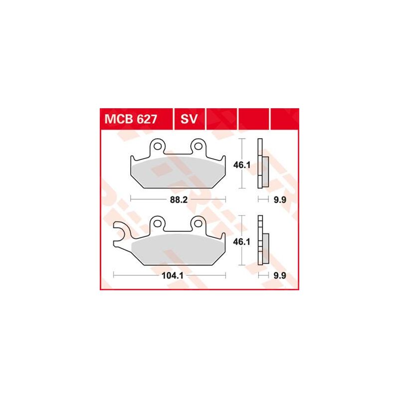 Plaquettes de Frein Frittées Série SV