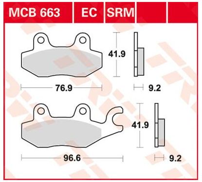 Plaquettes de frein en métal fritté polyvalentes