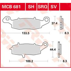 Plaquettes de frein en métal fritté polyvalentes