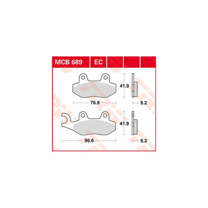 Plaquettes de frein en métal fritté polyvalentes