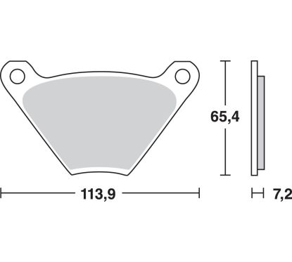Plaquettes de frein en métal fritté polyvalentes