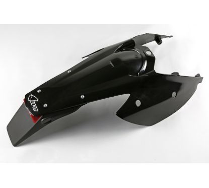Garde-boue arrière + support de plaque avec feu UFO KTM EXC