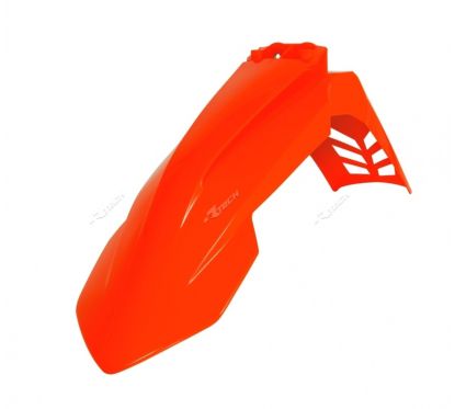 Garde-boue avant RACETECH ventilé orange fluo KTM