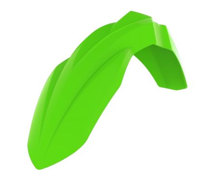 Garde-boue avant POLISPORT vert citron Kawasaki KX125/250