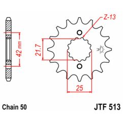 Pignon JT SPROCKETS acier standard - 530