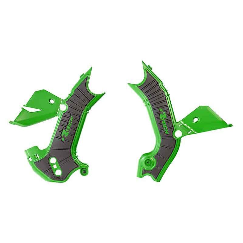 Protections de cadre RACETECH - vert/noir