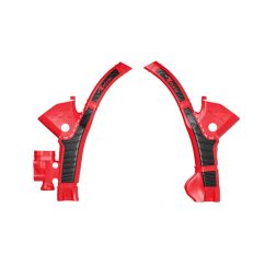 Protections de cadre RACETECH - rouge/noir