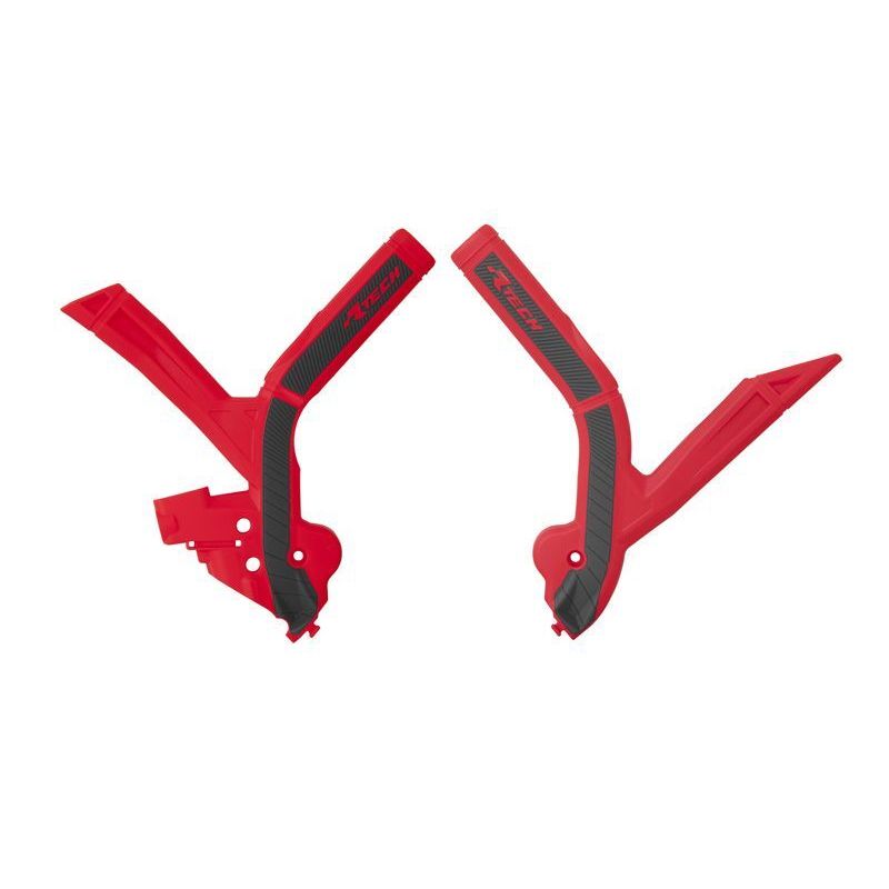 Protections de cadre RACETECH - noir/rouge